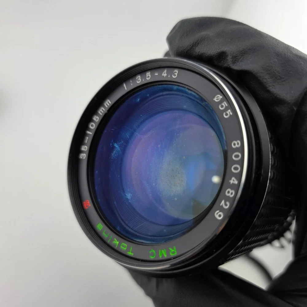RMC Tokina 35-105mm f/3.5-4.3 Nikon AI Zoom Lens Hoya 55mm HMC Filter As Is READ